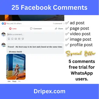 Buy 25 Facebook Comments